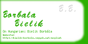 borbala bielik business card